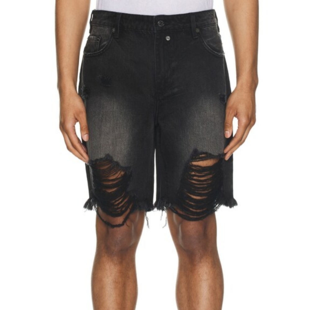 NWT Revolve SER.O.YA JACK DISTRESSED VINTAGE STRAIGHT SHORTS